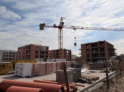 🏗️ Postęp prac na budowie - Fuelda - Wille miejskie na Naramowicach.