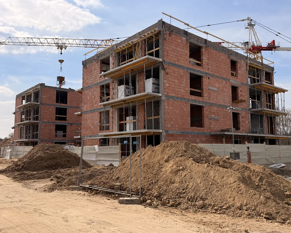 🏗️ Postęp prac na budowie - Fuelda - Wille miejskie na Naramowicach.