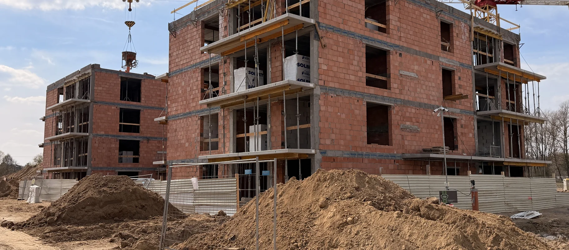 🏗️ Postęp prac na budowie - Fuelda - Wille miejskie na Naramowicach.